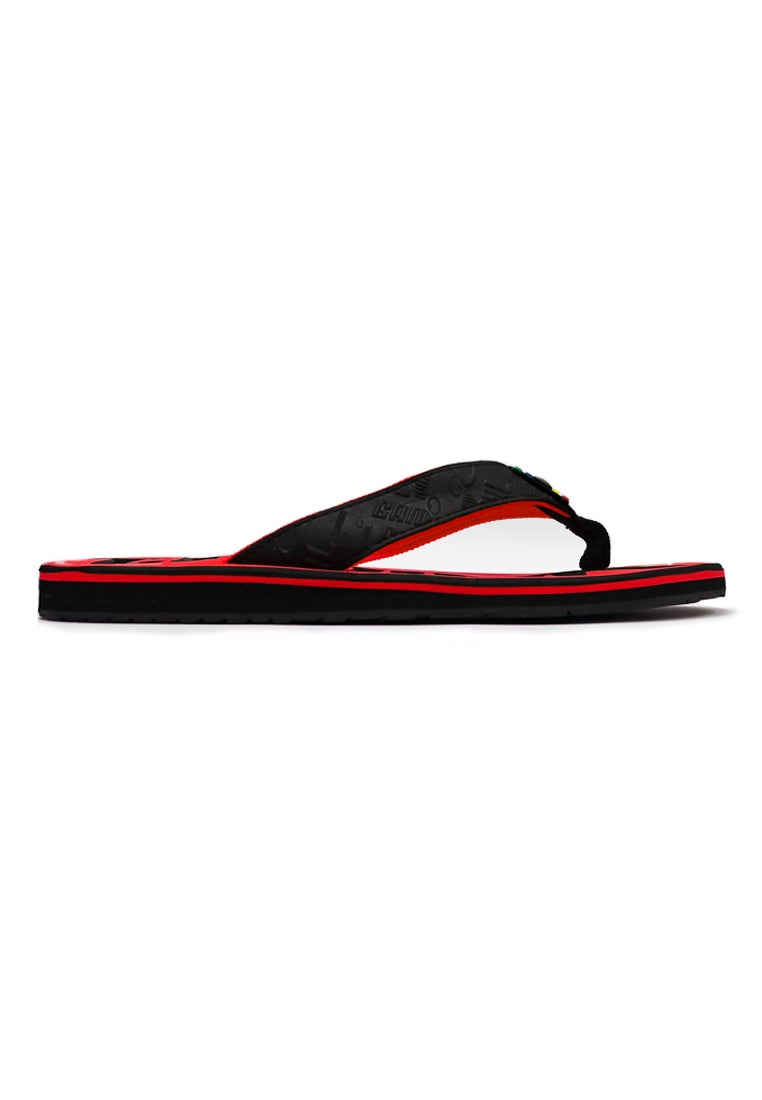 Gambol Premium Flip flops Black Red